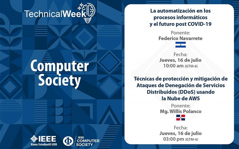 Technical Week Universidad Don Bosco: IEEE Computer Society