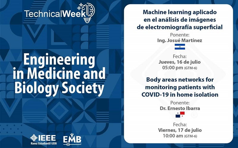 Technical Week Universidad Don Bosco: IEEE Engineering in Medicine and Biology Society