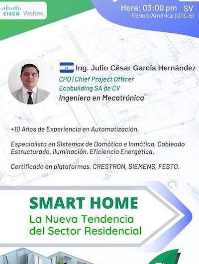 Webinar: «SMART HOME – La Nueva Tendencia del Sector Residencial»